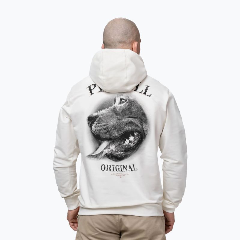 Férfi pulóver Pitbull Midnight Sweatshirt Hooded off white 3