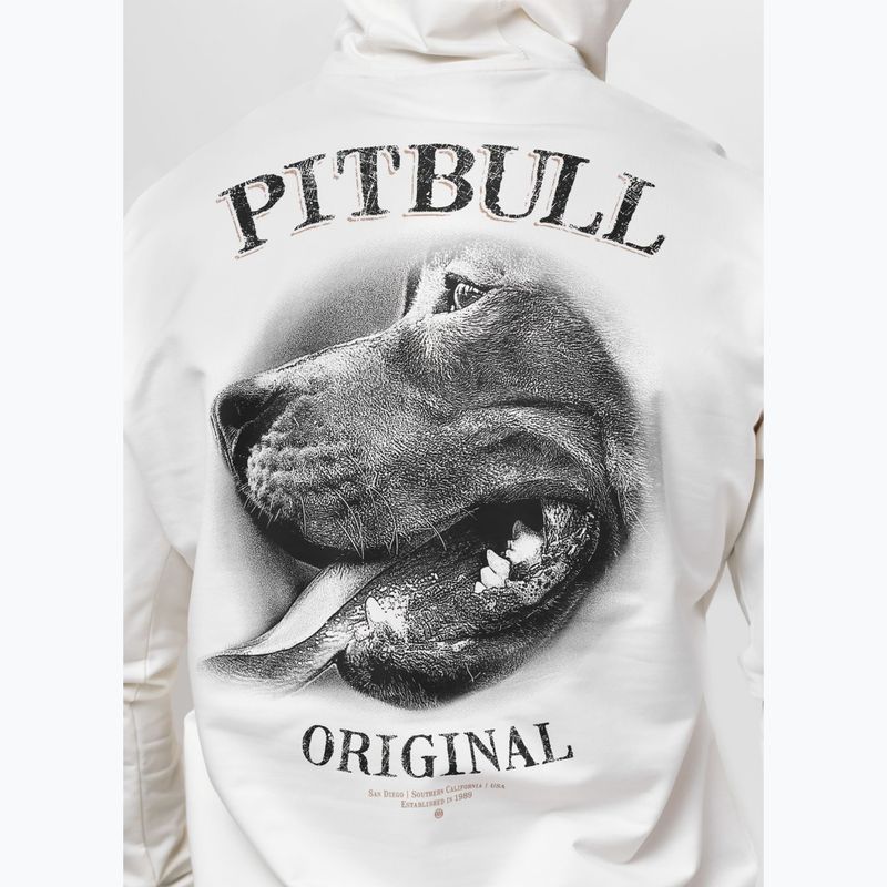 Férfi pulóver Pitbull Midnight Sweatshirt Hooded off white 4