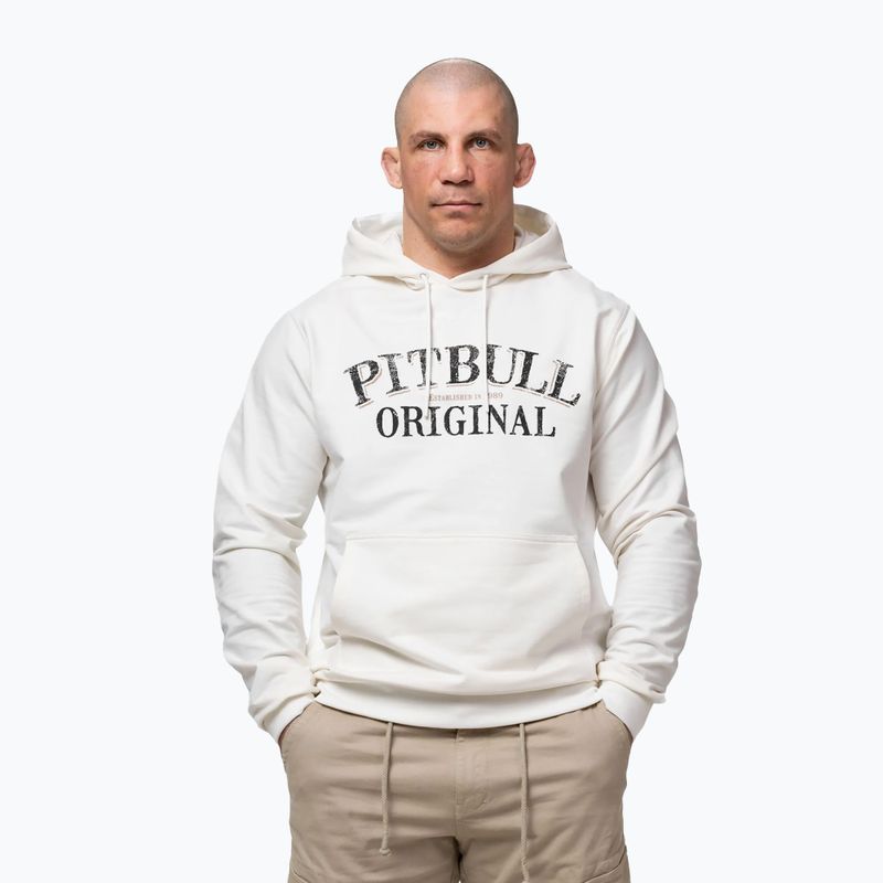 Férfi pulóver Pitbull Midnight Sweatshirt Hooded off white 5