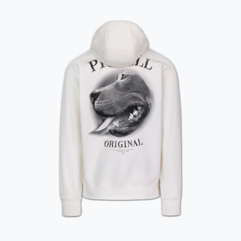 Férfi pulóver Pitbull Midnight Sweatshirt Hooded off white 7