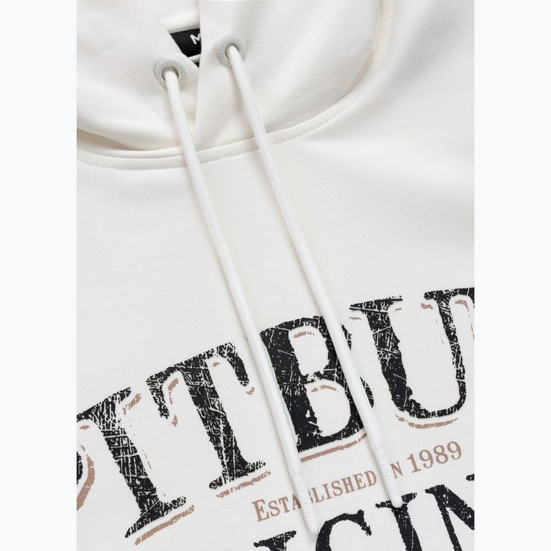 Férfi pulóver Pitbull Midnight Sweatshirt Hooded off white 12