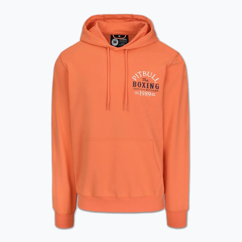 Férfi pulóver Pitbull Bloodline 2 Sweatshirt Hooded fluo orange 5