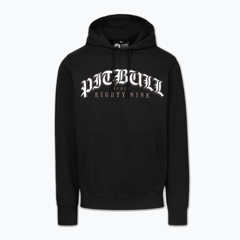 Férfi pulóver Pitbull Tatto Hooded black 5