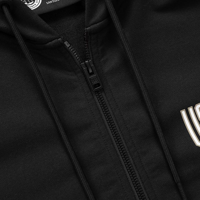Férfi pulóver Pitbull USA Hooded Zip black 8