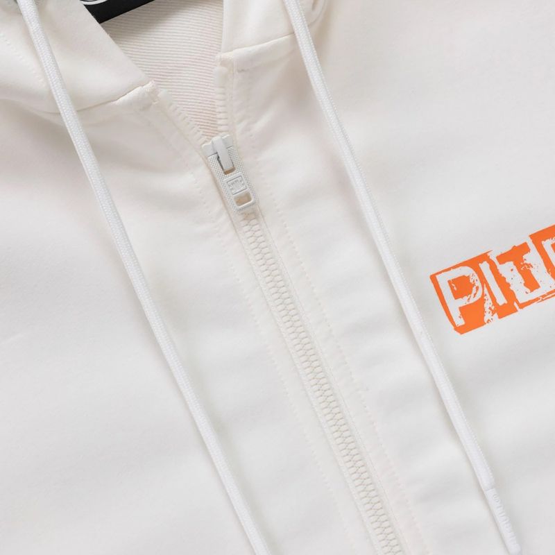 Férfi pulóver Pitbull Blacky Sweatshirt Zip Hooded off white 7