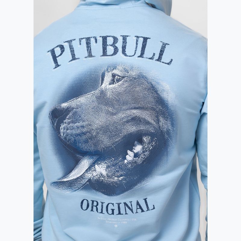 Férfi pulóver Pitbull Midnight Sweatshirt Zip Hooded sky blue 5