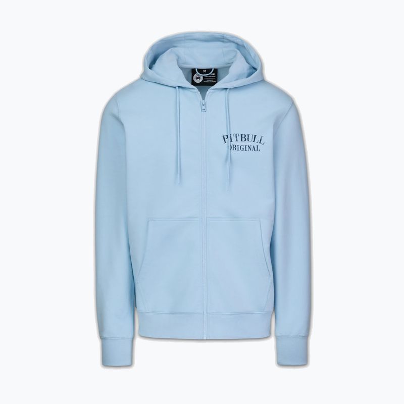 Férfi pulóver Pitbull Midnight Sweatshirt Zip Hooded sky blue 6