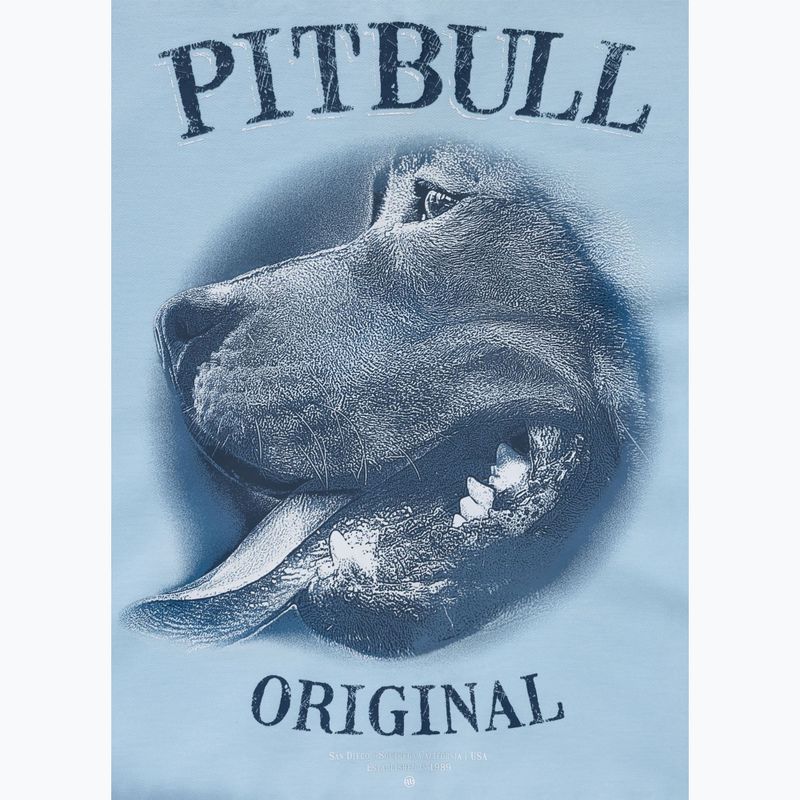 Férfi pulóver Pitbull Midnight Sweatshirt Zip Hooded sky blue 9