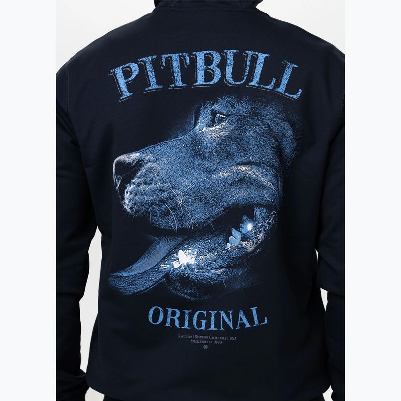 Férfi pulóver Pitbull Midnight Sweatshirt Zip Hooded dark navy 5