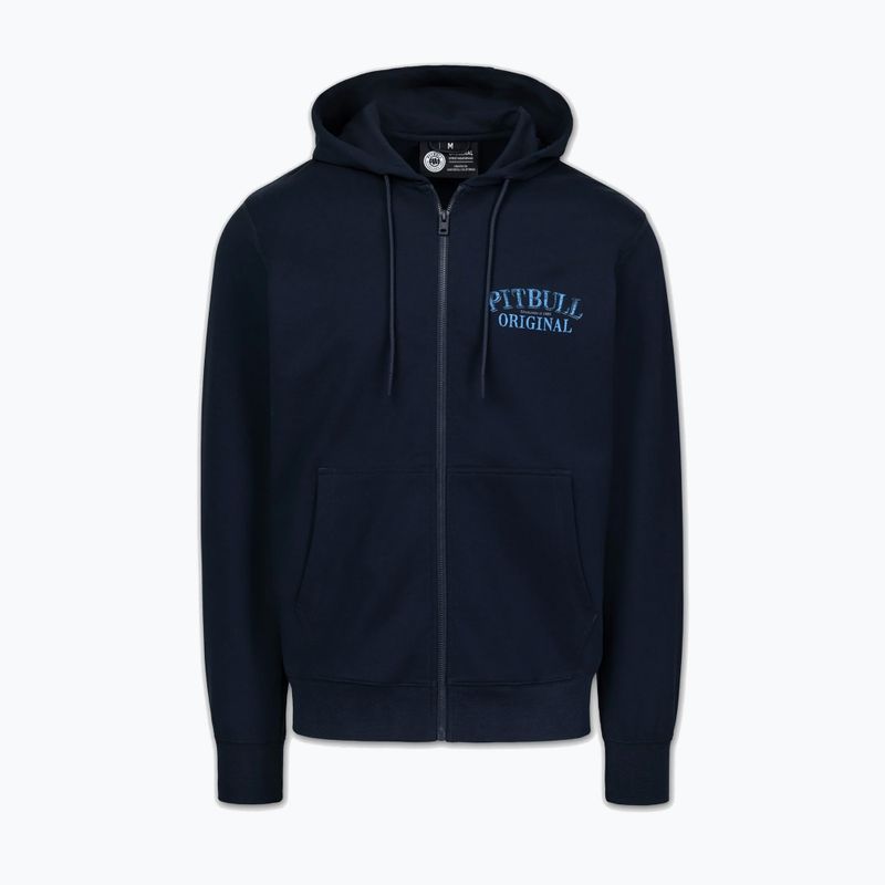 Férfi pulóver Pitbull Midnight Sweatshirt Zip Hooded dark navy 6