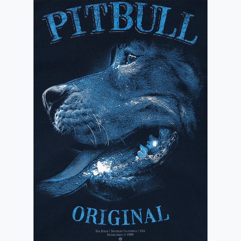 Férfi pulóver Pitbull Midnight Sweatshirt Zip Hooded dark navy 9