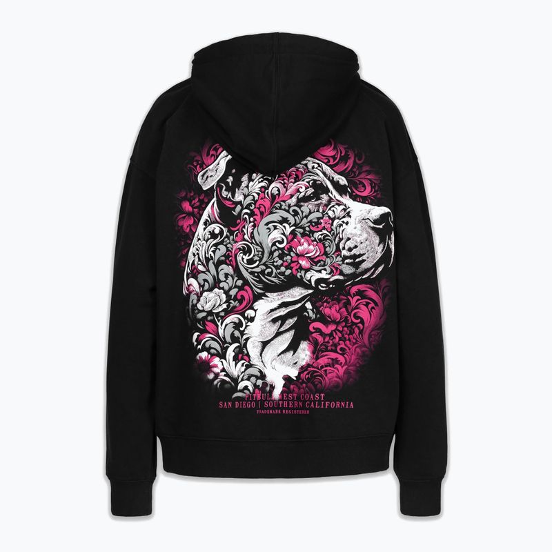 Női pulóver Pitbull Tatto Hooded black 6