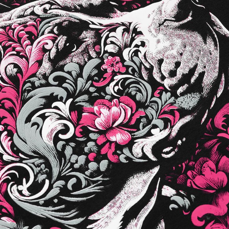 Női pulóver Pitbull Tatto Hooded black 8