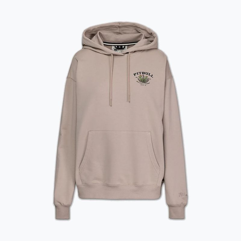Női pulóver Pitbull Bullets & Blooms Hooded sand savana 5