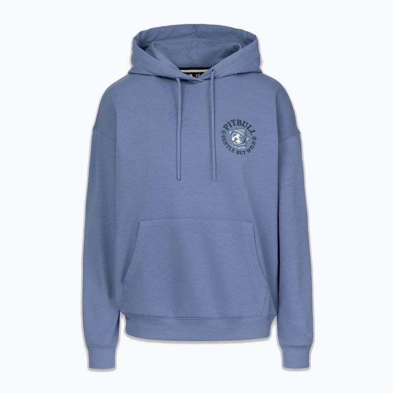 Női pulóver Pitbull Gentle But Wild Sweatshirt Hooded blue jeans 4