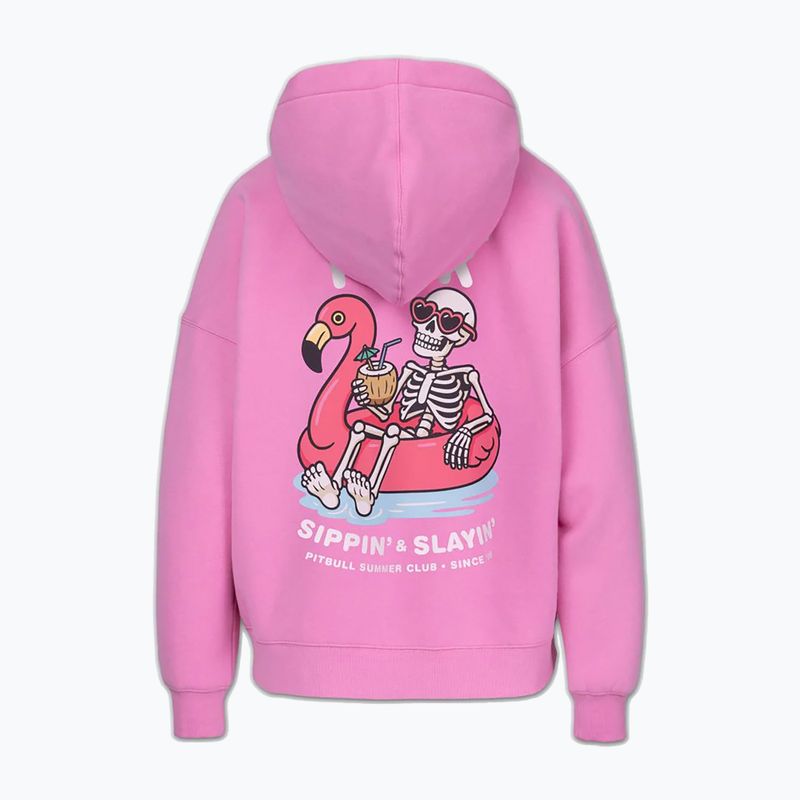 Női pulóver Pitbull Rest In Pink Hooded ice pink 5