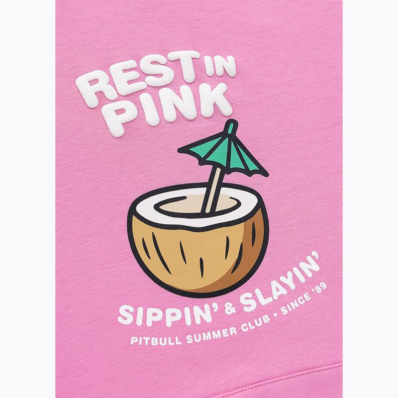 Női pulóver Pitbull Rest In Pink Hooded ice pink 7