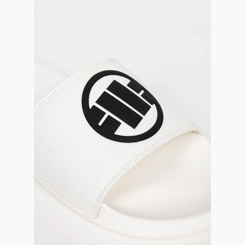 Férfi papucsok Pitbull Logo white 4