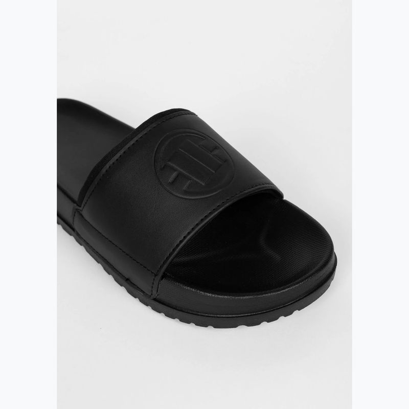 Női papucsok Pitbull Logo black 5