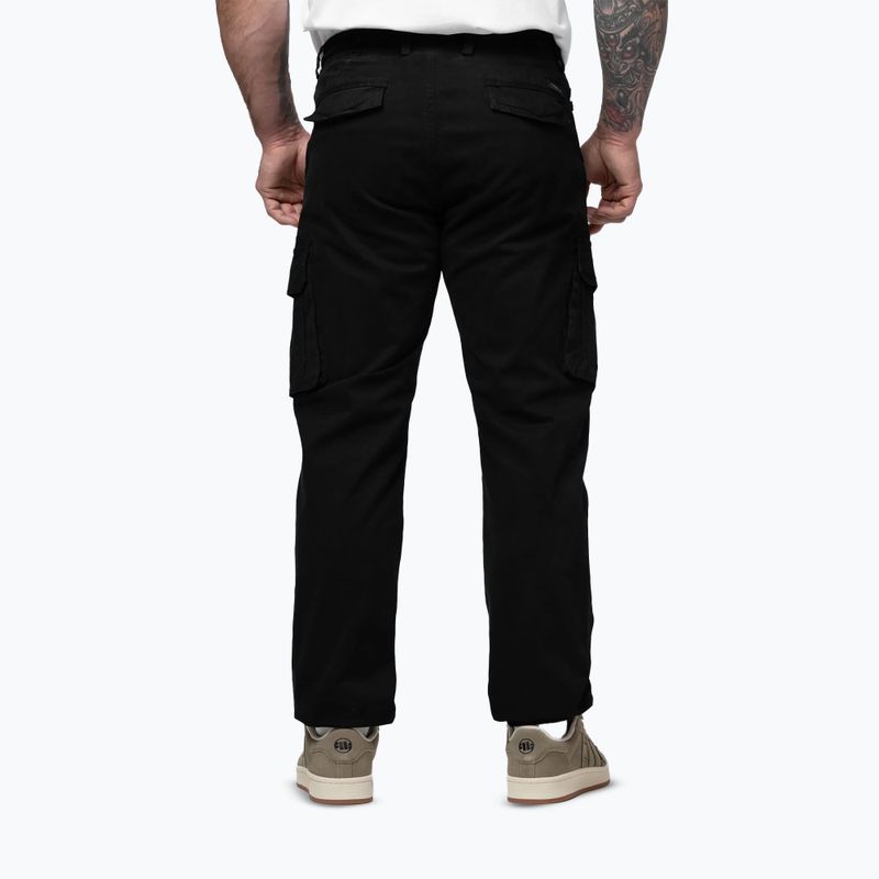 Férfi nadrág Pitbull Proctor Drawstring Jogger Cargo black 3
