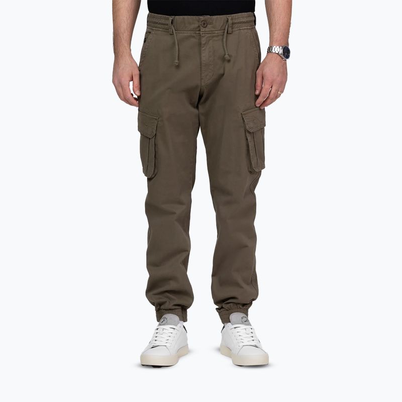 Férfi nadrág Pitbull Proctor Drawstring Jogger Cargo olive