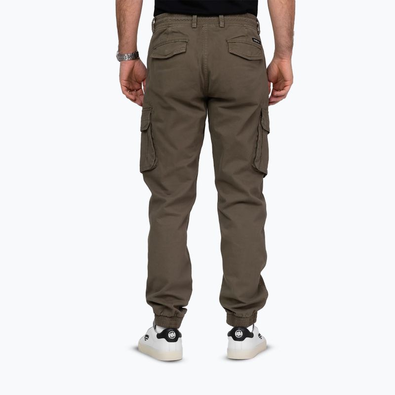 Férfi nadrág Pitbull Proctor Drawstring Jogger Cargo olive 2