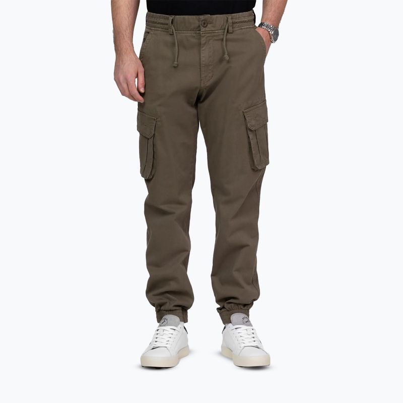 Férfi nadrág Pitbull Proctor Drawstring Jogger Cargo olive 3