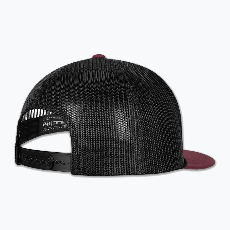 Férfi ellenzős sapka Pitbull Original 1989 burgundy/black 2