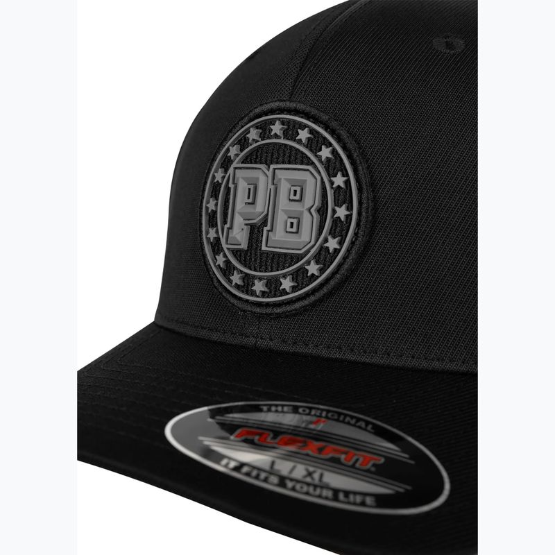 Férfi ellenzős sapka Pitbull Full Cap Tyrian Flexfit black 3