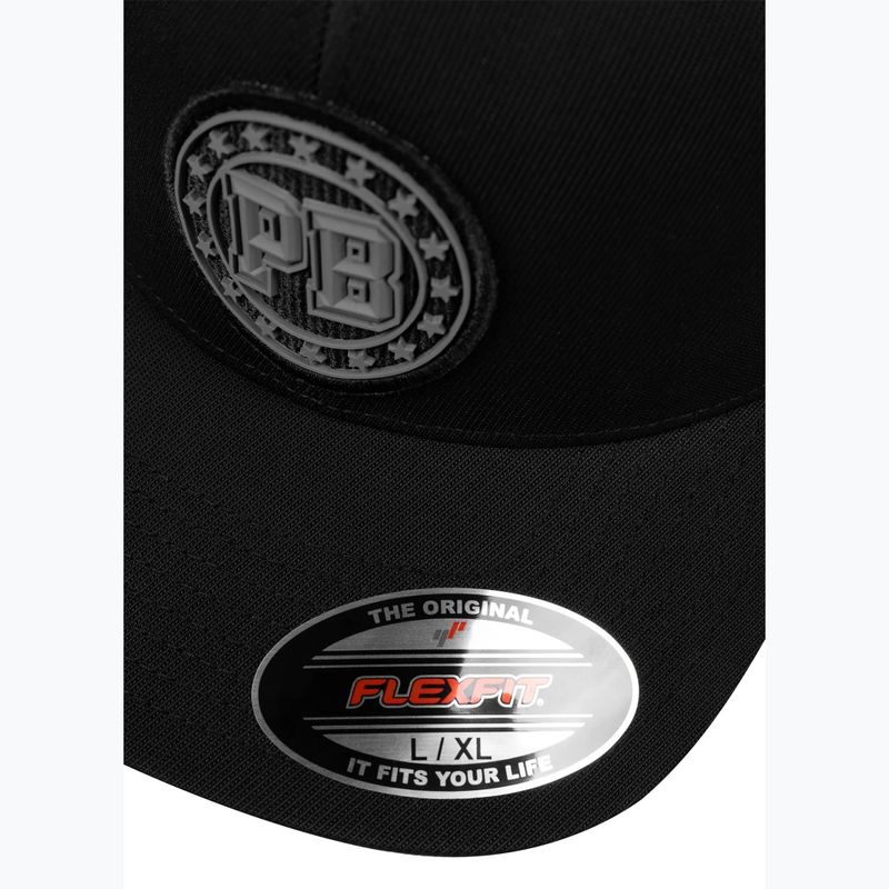 Férfi ellenzős sapka Pitbull Full Cap Tyrian Flexfit black 4