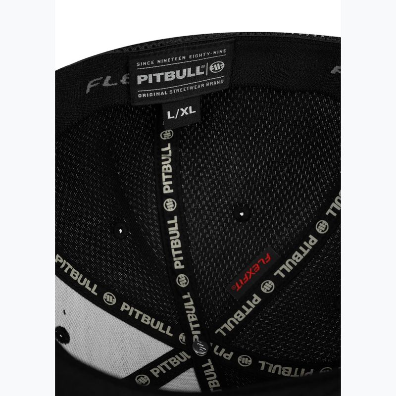 Férfi ellenzős sapka Pitbull Full Cap Tyrian Flexfit black 6