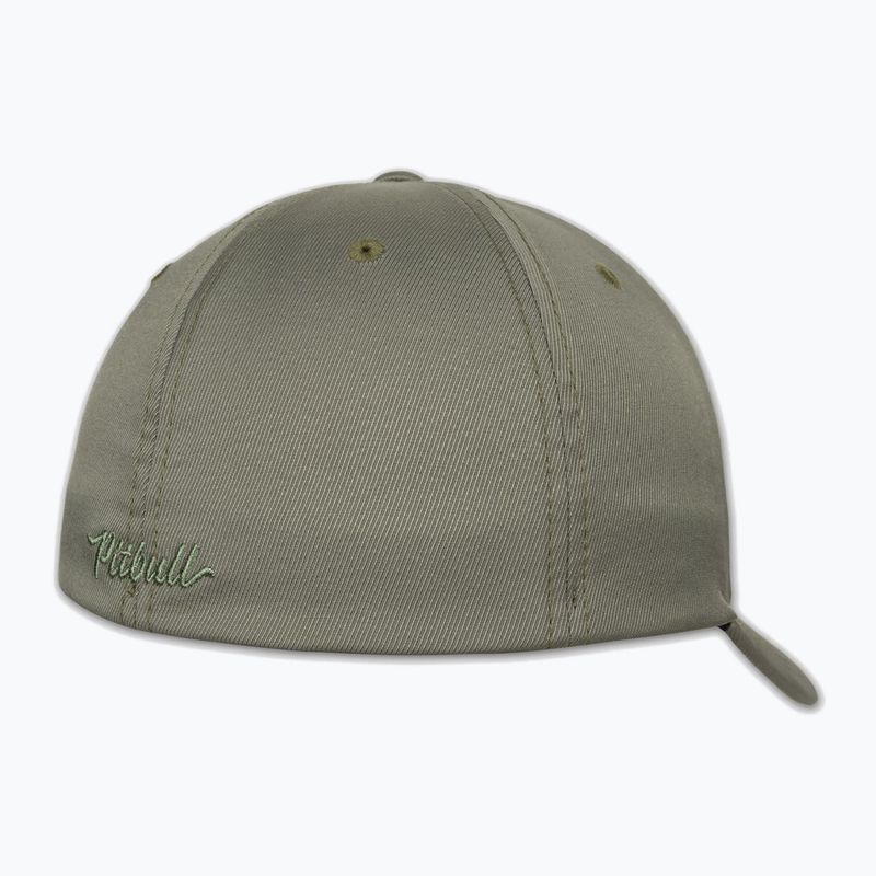 Férfi ellenzős sapka Pitbull Full Cap 3D Cal Flexfit Dusty Salvia green 2