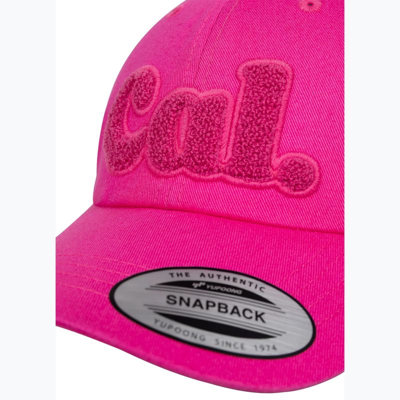 Férfi ellenzős sapka Pitbull 3D Chenile EMB Cal Classic Low Profile pink 3