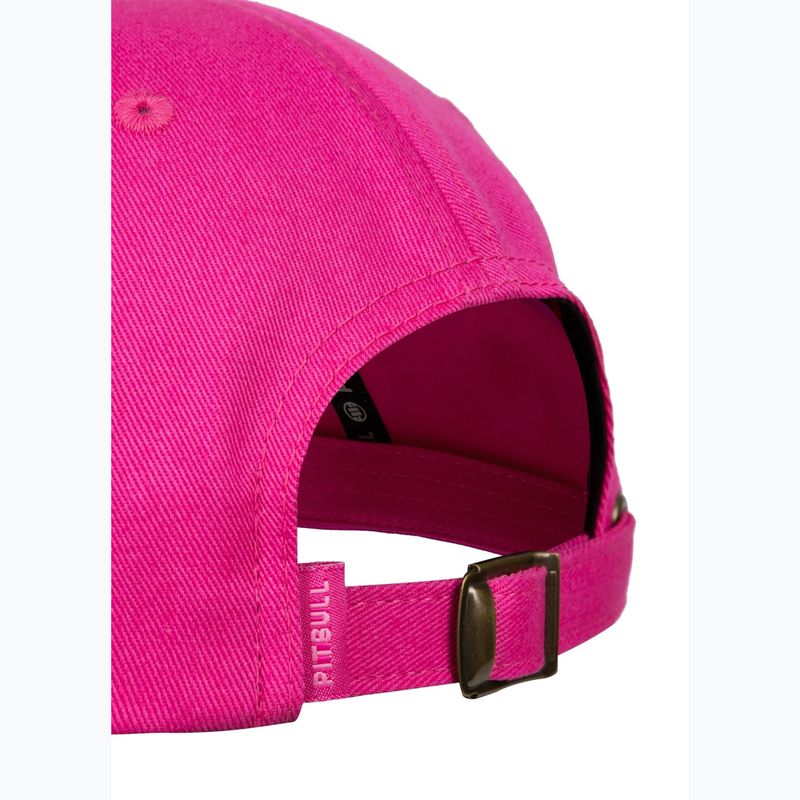 Férfi ellenzős sapka Pitbull 3D Chenile EMB Cal Classic Low Profile pink 6