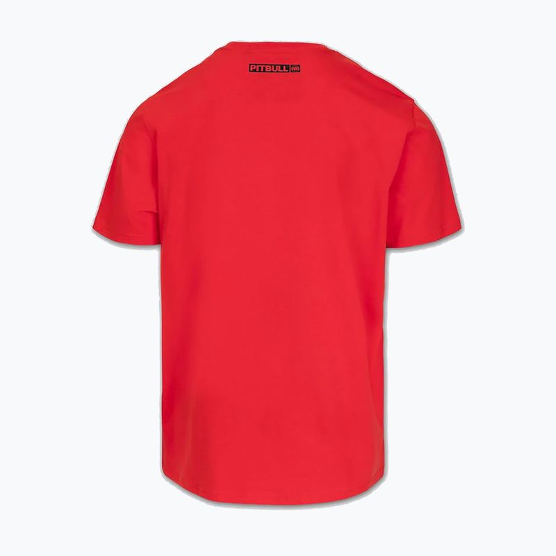 Férfi póló Pitbull Hilltop fluo/red 4
