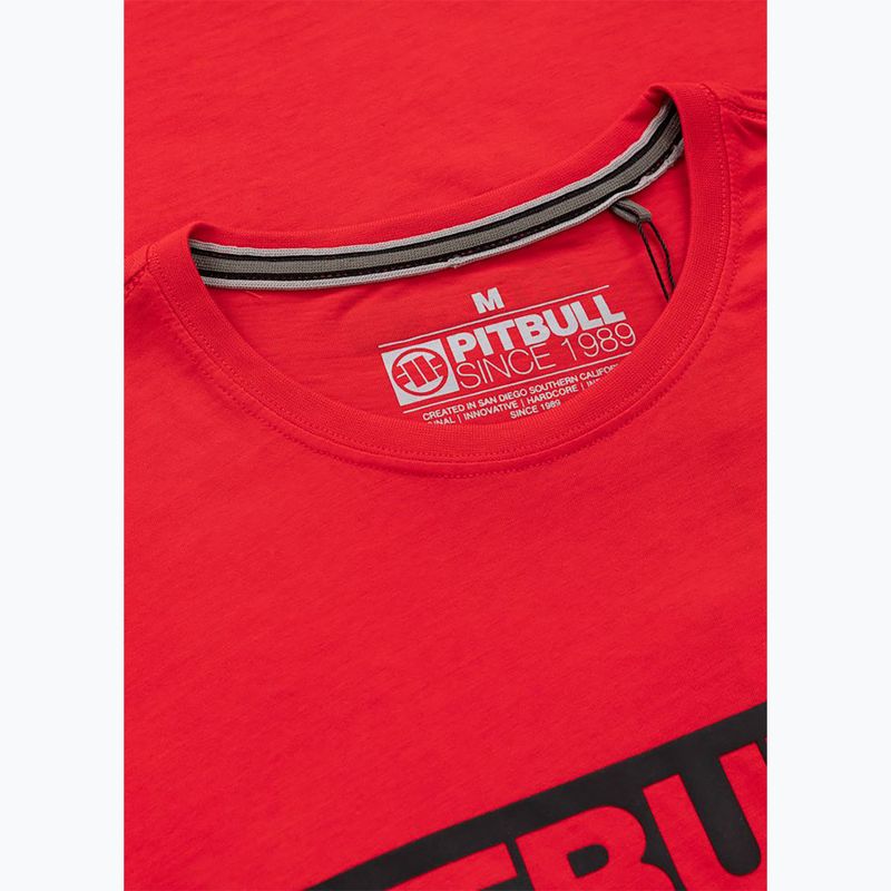 Férfi póló Pitbull Hilltop fluo/red 5