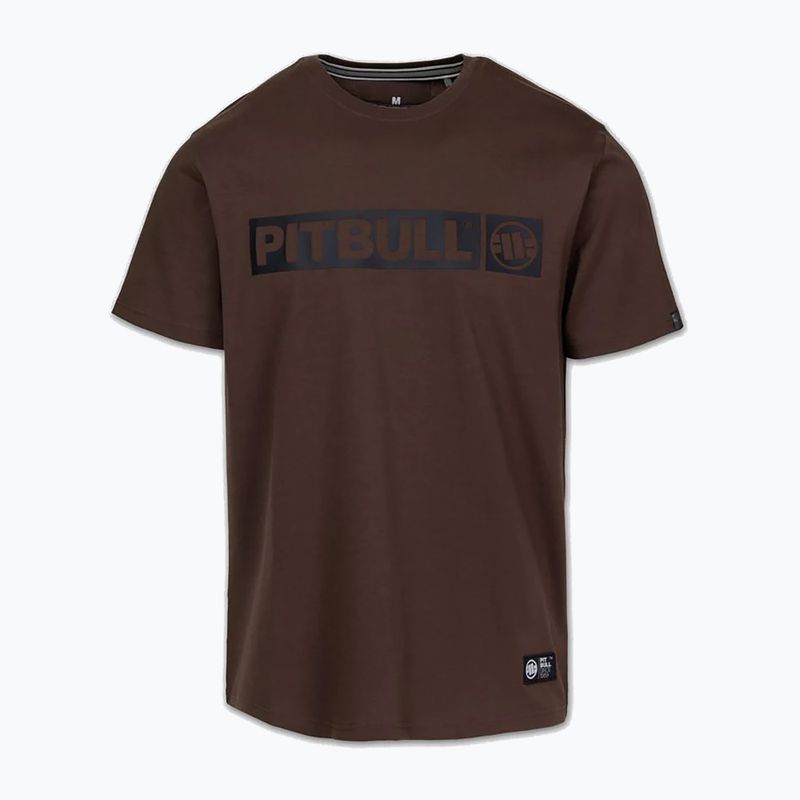 Férfi póló Pitbull Hilltop chocolate 3
