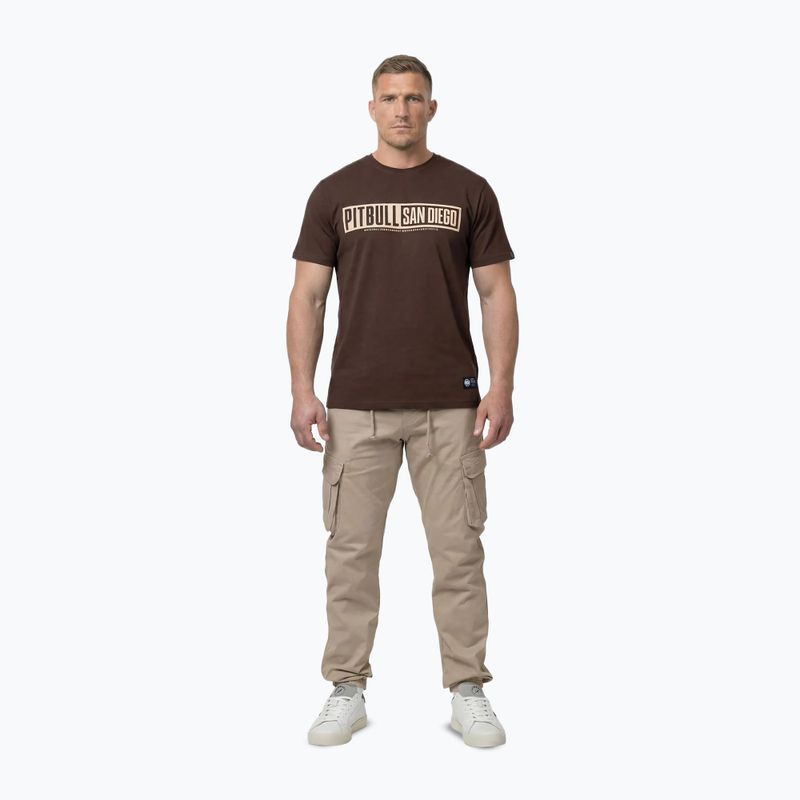 Pitbull Eighty Nine Dog férfi póló dark chocolate 2