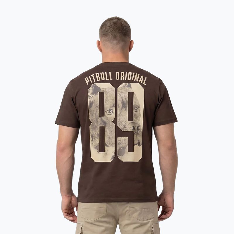 Pitbull Eighty Nine Dog férfi póló dark chocolate 3