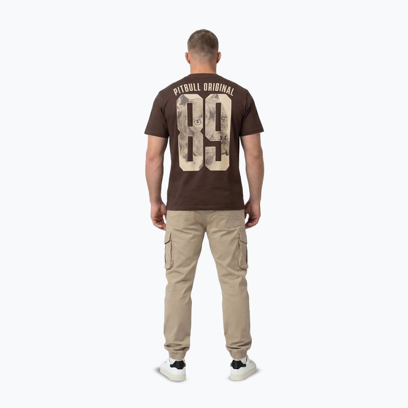 Pitbull Eighty Nine Dog férfi póló dark chocolate 4