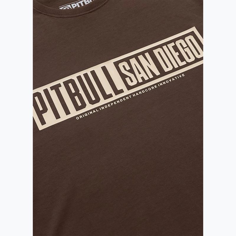 Pitbull Eighty Nine Dog férfi póló dark chocolate 8