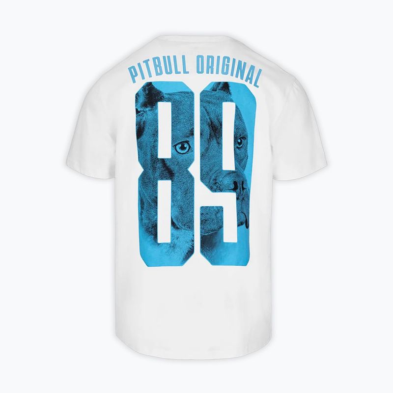 Pitbull Eighty Nine Dog férfi póló fehér/világoskék 6