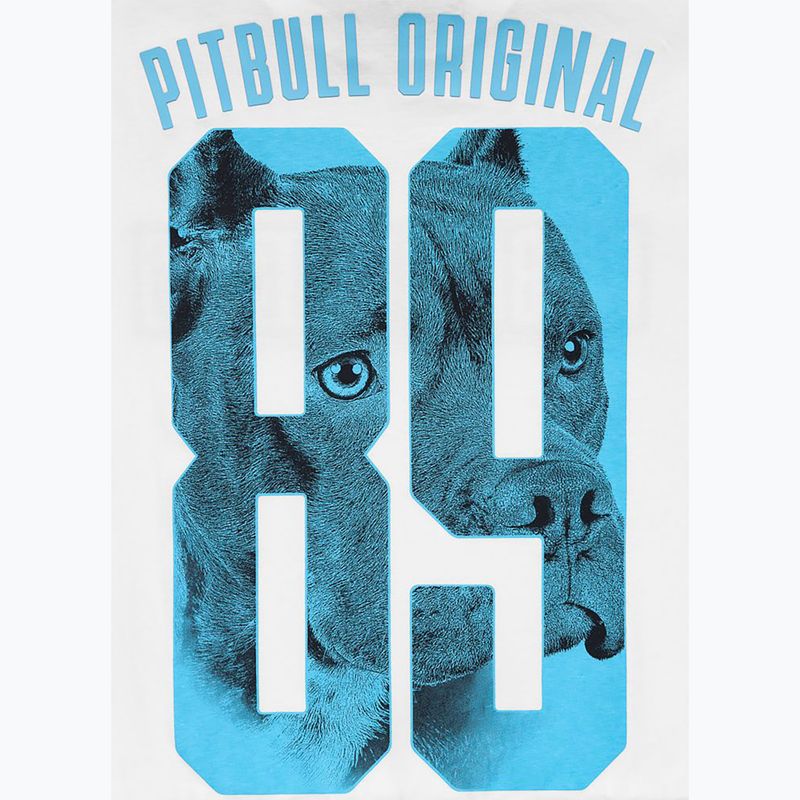 Pitbull Eighty Nine Dog férfi póló fehér/világoskék 9
