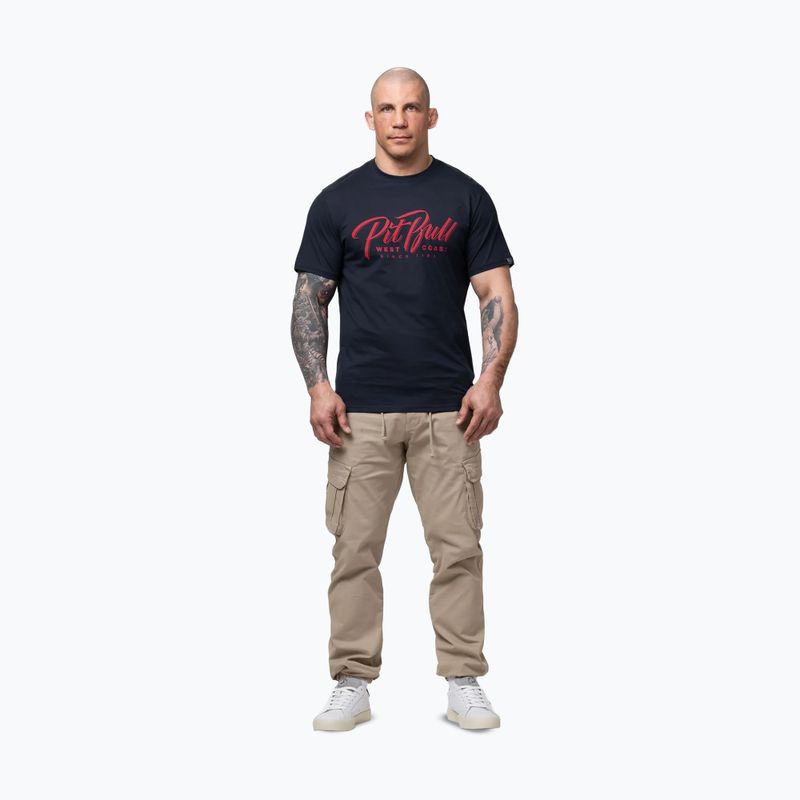Férfi póló Pitbull El Jeffe dark navy 2