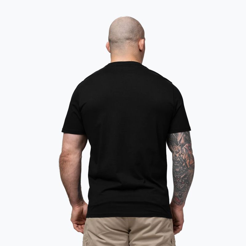 Férfi póló Pitbull Palms black logo 3