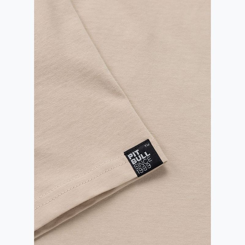 Férfi póló Pitbull Palms ultra light sand logo 8