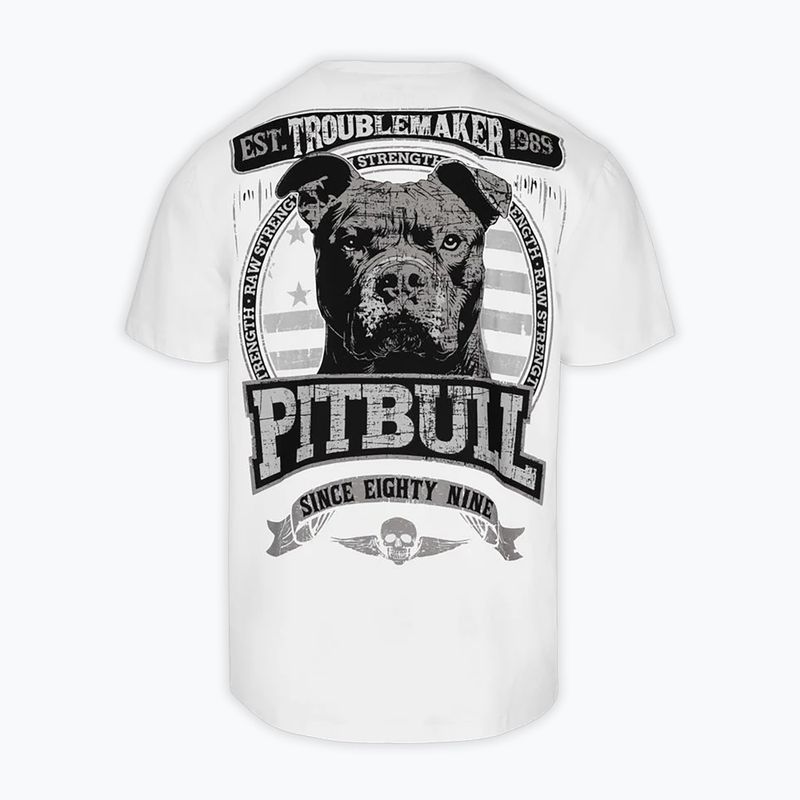 Férfi póló Pitbull Troublemarker white 6
