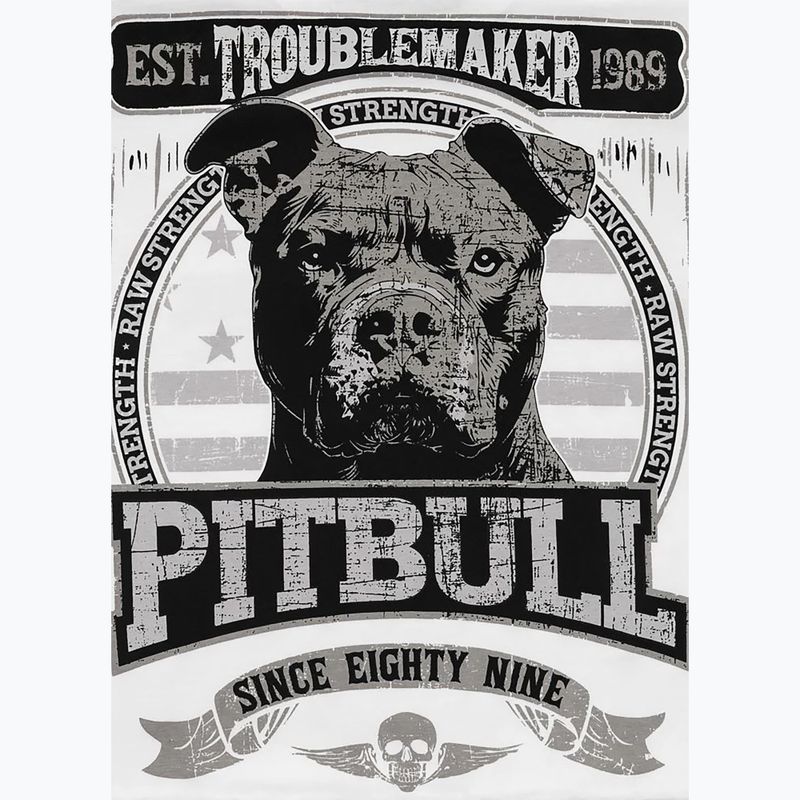 Férfi póló Pitbull Troublemarker white 9