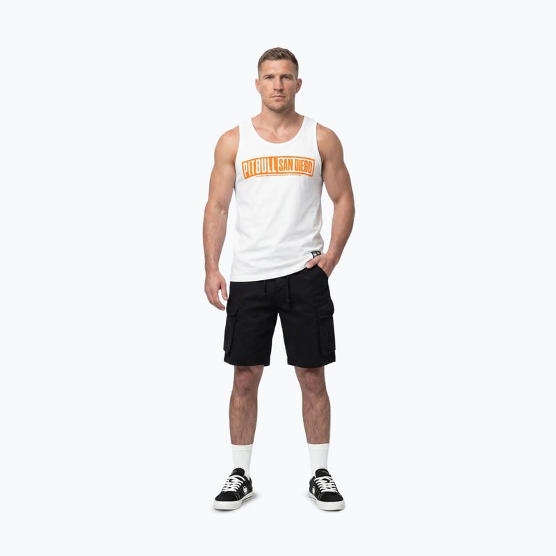 Férfi póló Pitbull Eighty Nine Dog Tank Top white 2