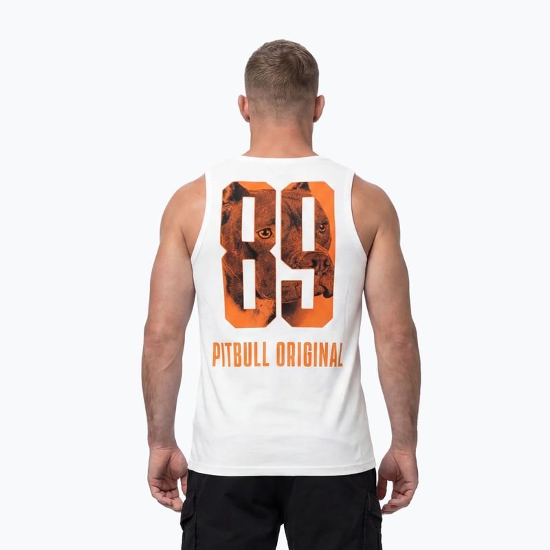 Férfi póló Pitbull Eighty Nine Dog Tank Top white 3
